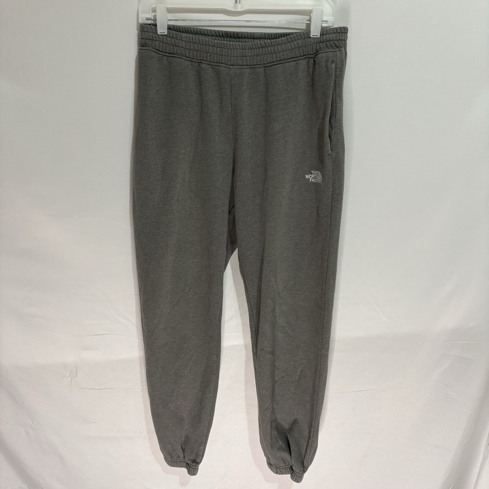 The North Face Sweat Warmup Pants Joggers Mens Medium Gray Fleece Tapered